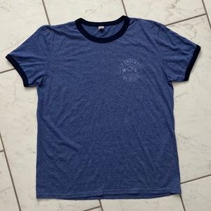 Blue “Panic! At the Disco” P!ATD Golden Days ringer tee
